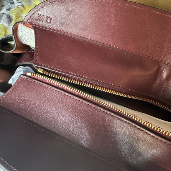 NWT Coach Soft Empire Carryall Bag 40-Brass/Merlot - Picture 8 of 11